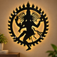 Illuminated Nataraja Black Acrylic Wall Art