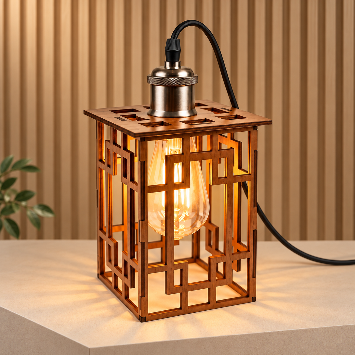 Geometric Lantern Pendant Light
