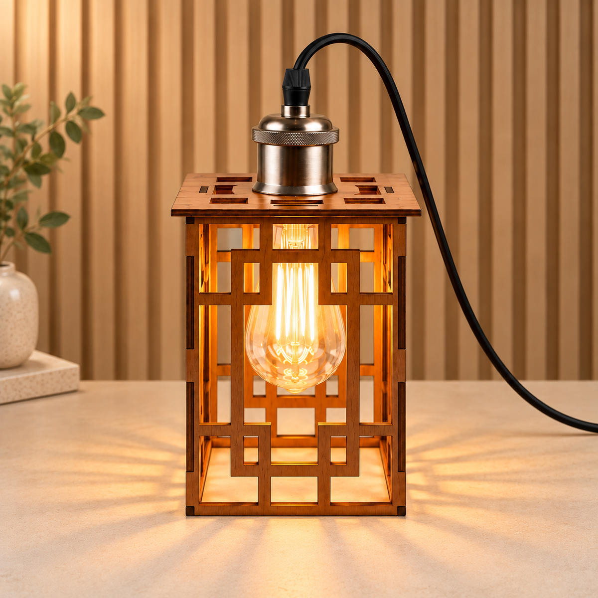 Geometric Lantern Pendant Light