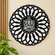 Ganesha Lotus Wall Art with White Acrylic Background
